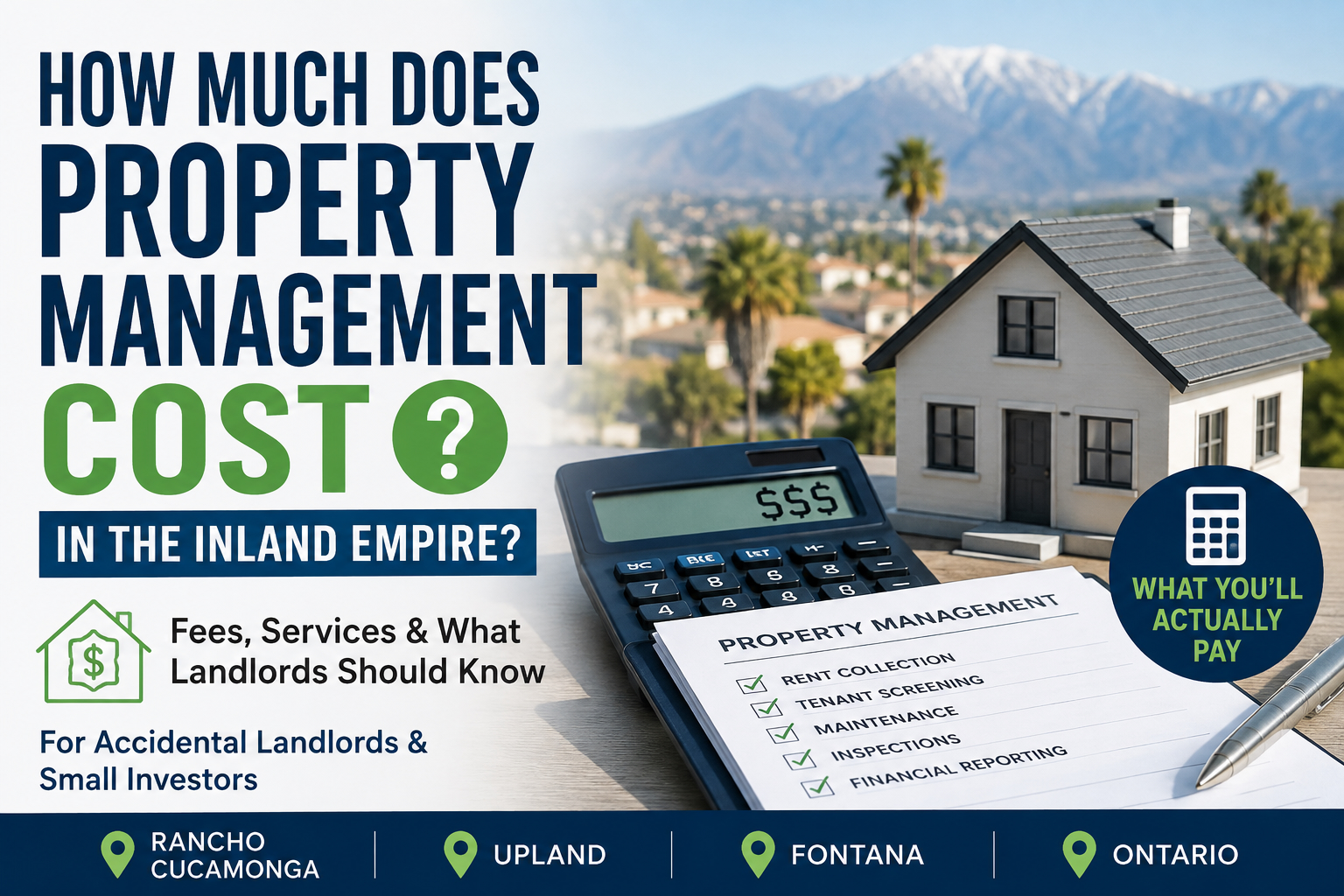 How Much Does Property Management Cost in the Inland Empire?