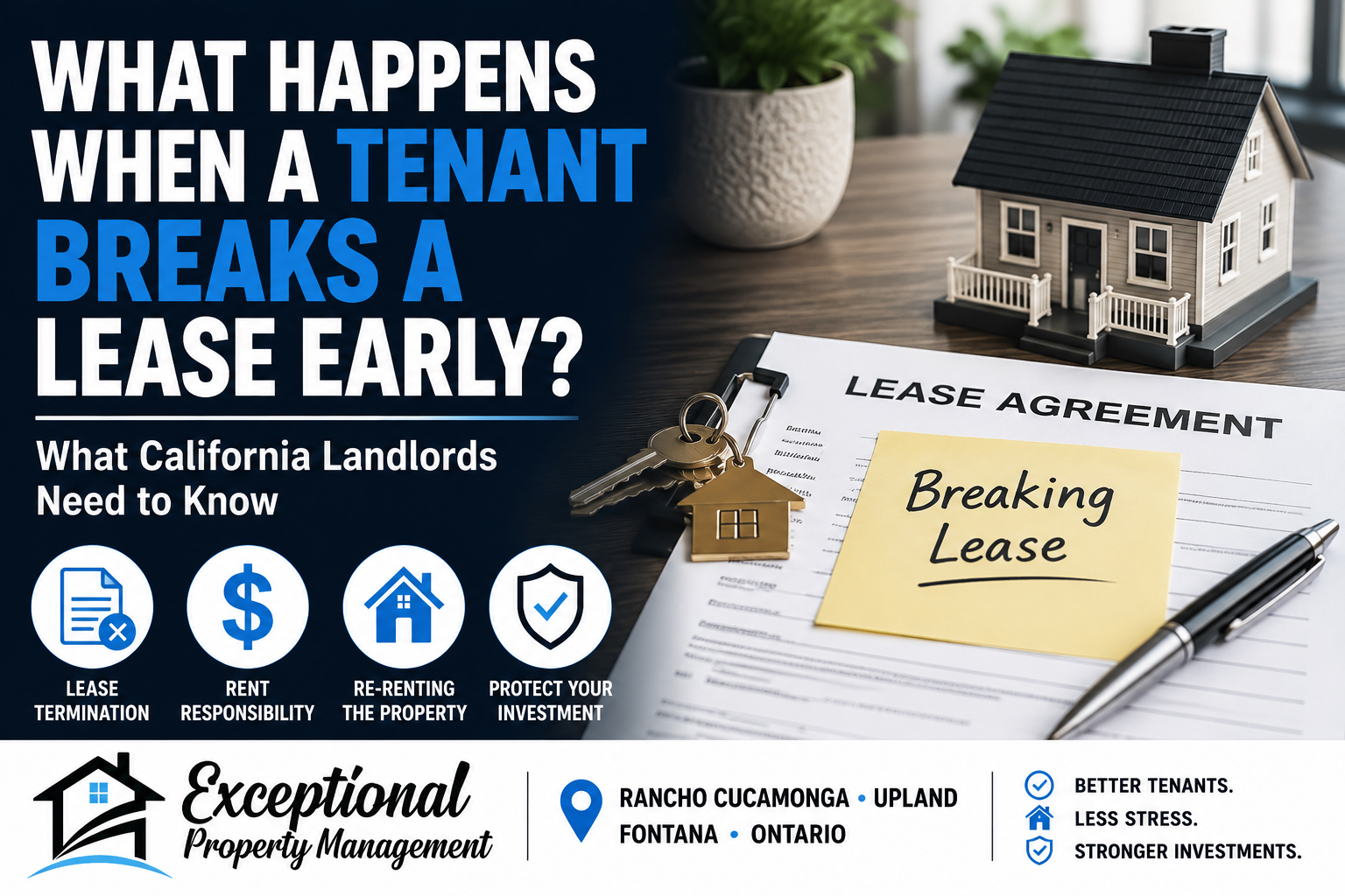 What Happens When a Tenant Breaks a Lease Early? A Guide for Inland Empire Landlords