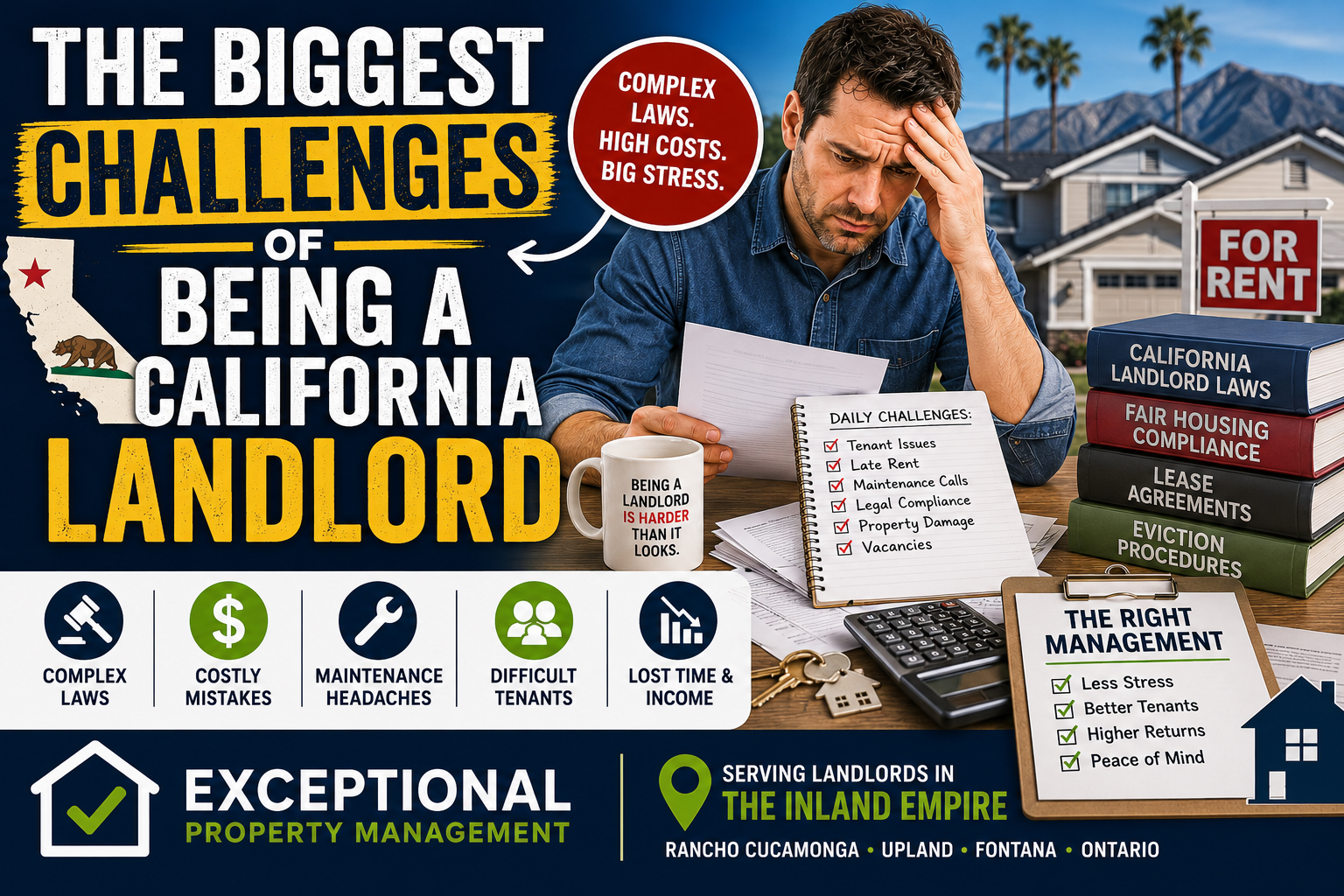 The Biggest Challenges of Being a California Landlord