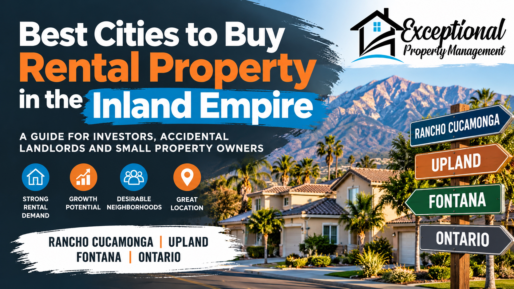 Best Cities to Buy Rental Property in the Inland Empire