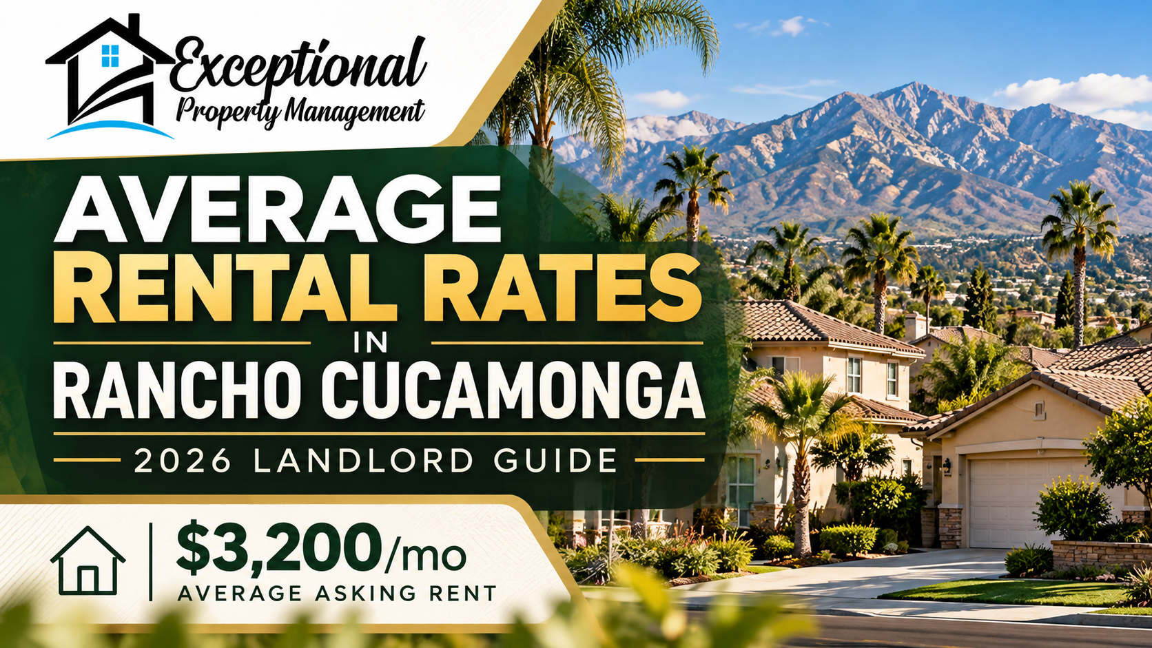 Average Rental Rates in Rancho Cucamonga