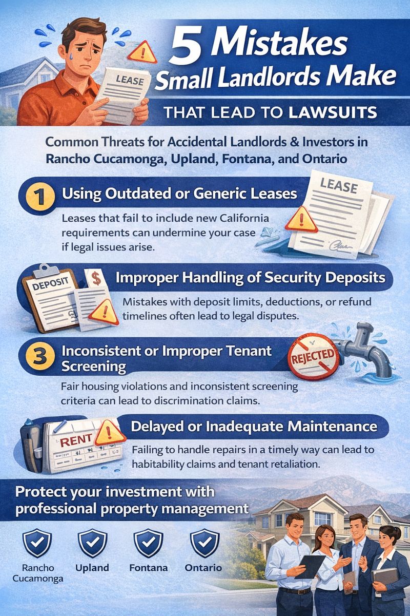 5 Mistakes Small Landlords Make That Lead to Lawsuits