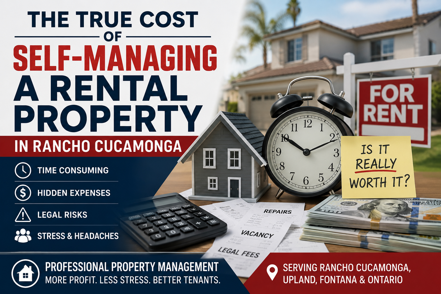 The True Cost of Self-Managing a Rental Property in Rancho Cucamonga