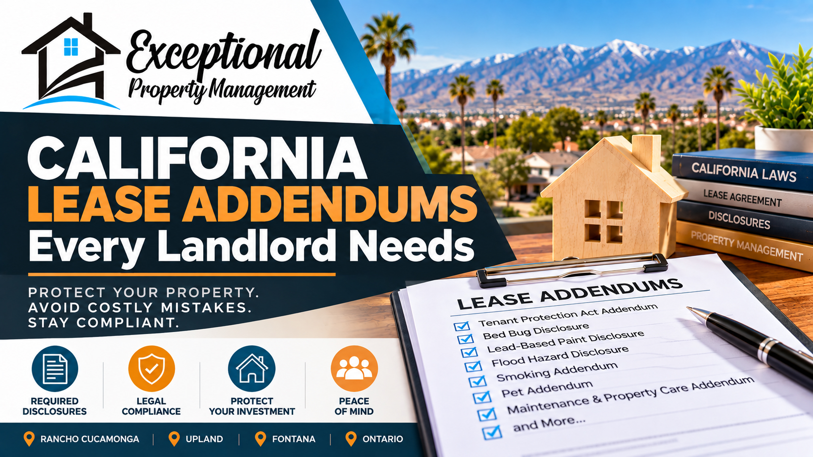 California Lease Addendums Every Landlord Needs