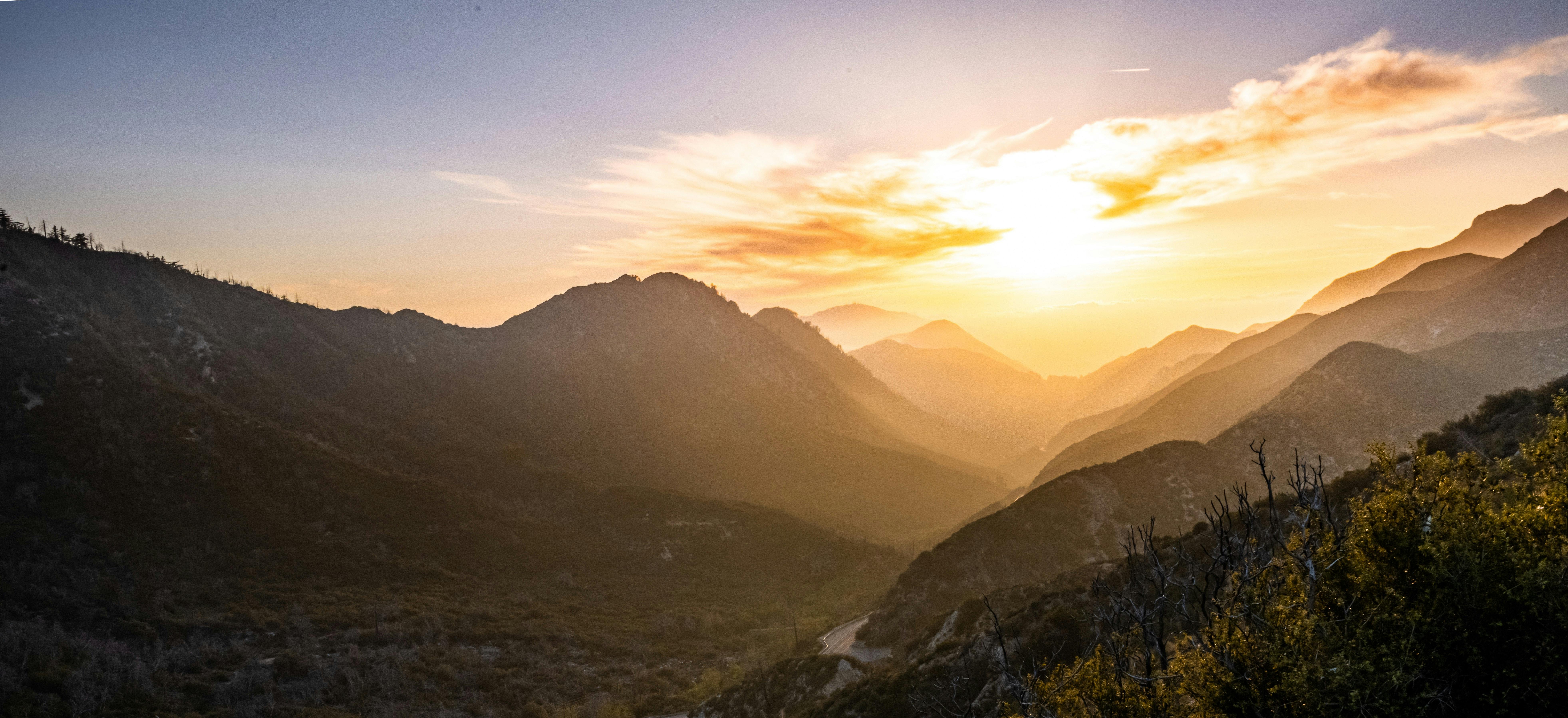 San Gabriel Mountains at Sunrise
