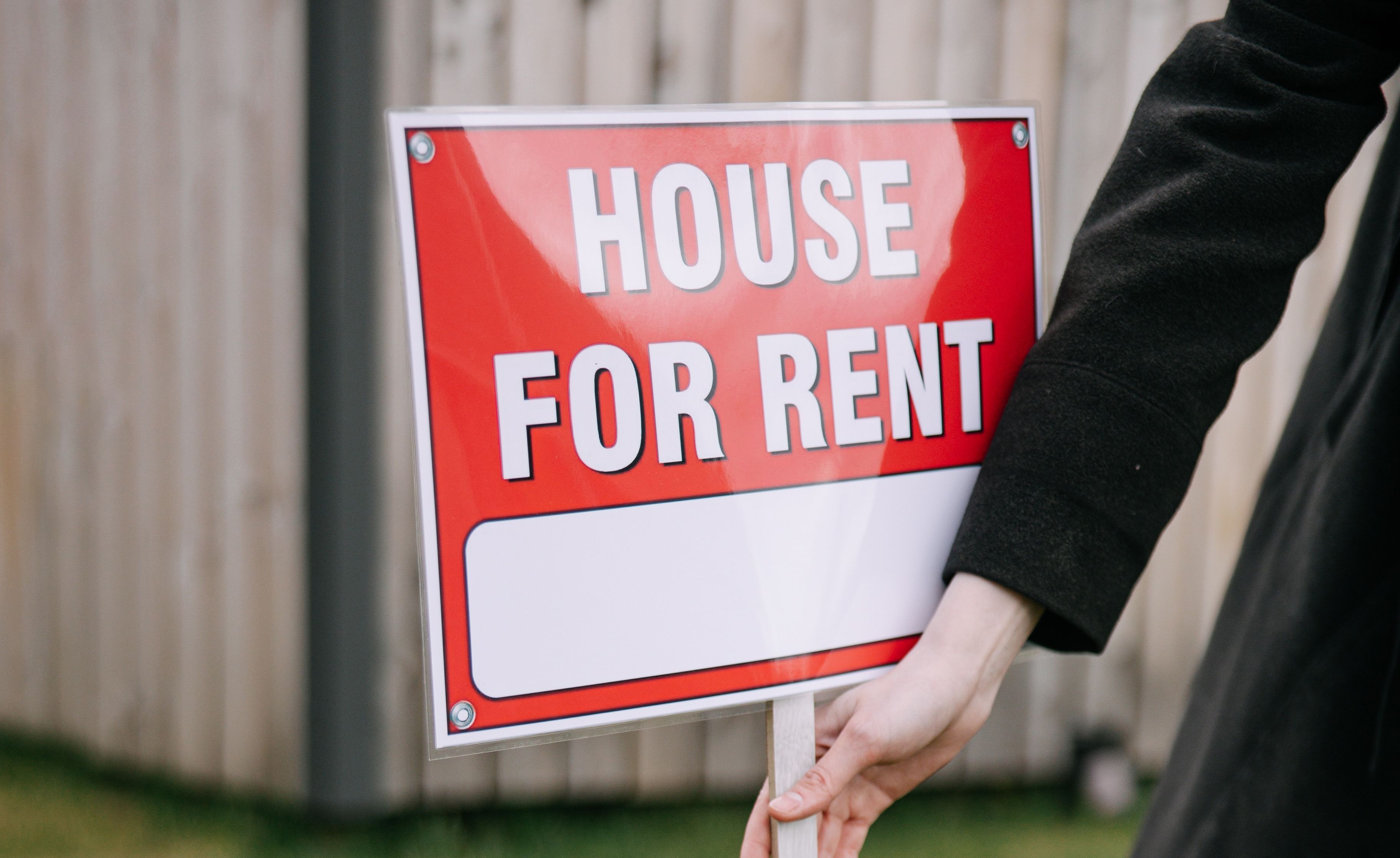 House For Rent Sign